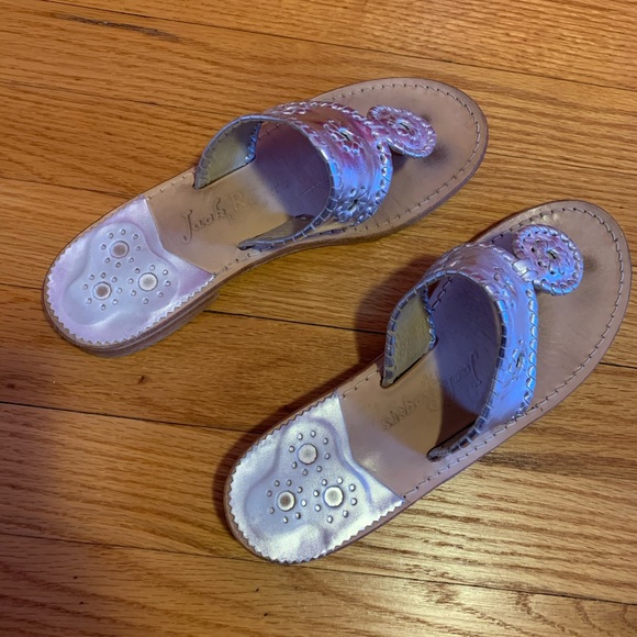 Jack Rogers - silver size 7 women’s sandal - Picture 3 of 7